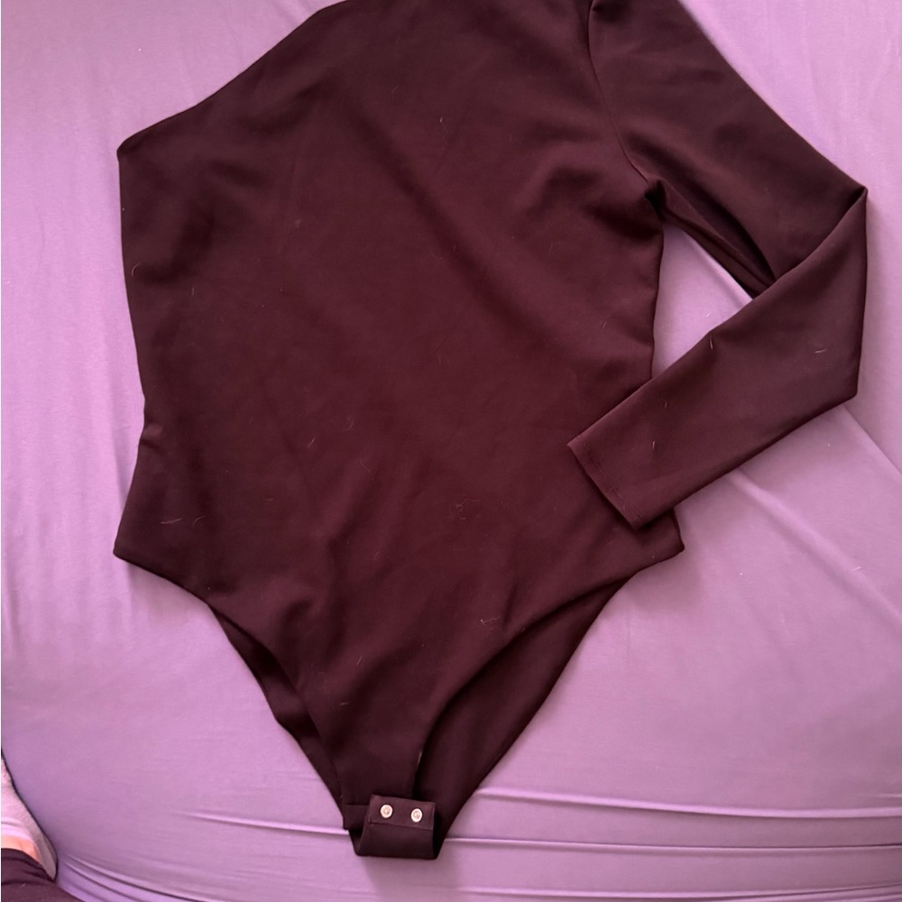 Elegant Black Long Sleeve Bodysuit